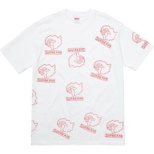 Supreme New York Gonz Ramm Heads Tee White Red Shirt Men's Size M FW17T24 New